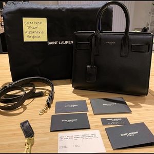 YSL - Yves Saint Laurent Nano Sac De Jour in Black